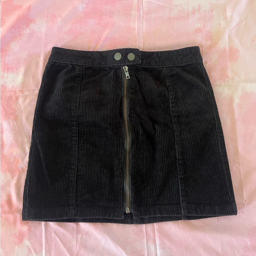 BLUESPICE BLACK VELVET SKIRT